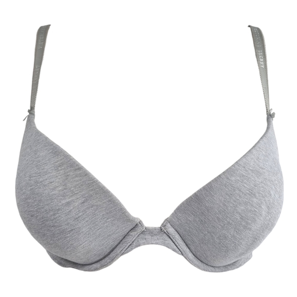 Victoria Secret Womens Gray Push Up Bra Size 34D - Picture 5 of 13